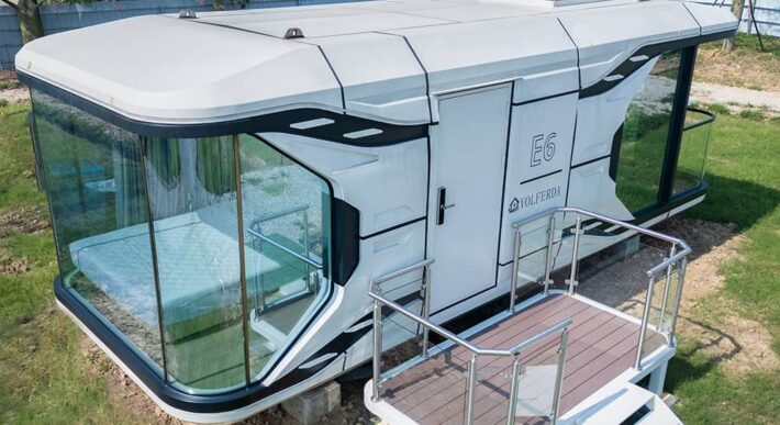 Capsule House E6 – Премиальный капсульный дом нового поколения